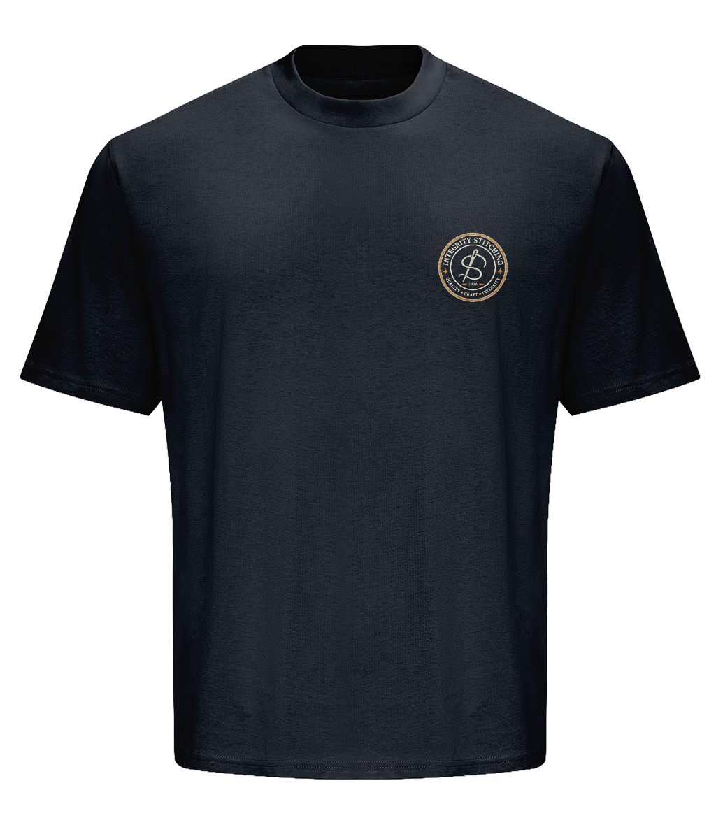 The Standard embroidered heavyweight T shirt colour option