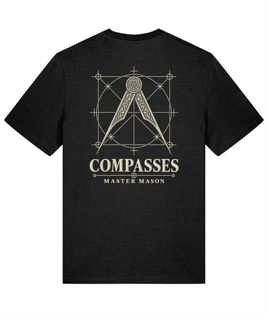 Compasses Tools of Integrity T shirt back design featuring the Compasses