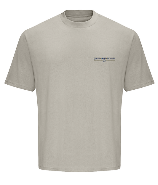 Maker's Mark embroidered heavyweight T shirt colour option